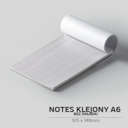 Notes klejony bez okładki A6 (105x148mm)