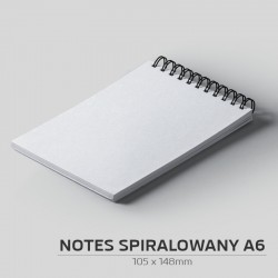 Notes spiralowany A6 (105x148mm)