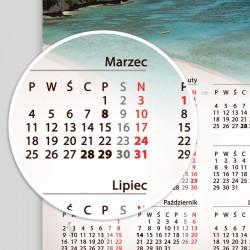 Kalendarium plakatowe 2024 w psd pdf png