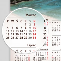 Kalendarium plakatowe 2025 w psd pdf png